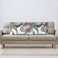 thumbnail image 5 of Body Pillow Cover - Soft Body Pillow Pillowcase, Paisley Pattern No.9022 Breathable Long Body Pillow Case Cover with Invisible Zipper 20x60in, 5 of 5
