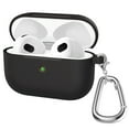 thumbnail image 3 of Silicone Cases For Apple Airpods 3rd generation Protective Shockproof Wireless Earphones Cover With Hook for air pods 3 Box Bags Rice White, 3 of 6