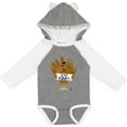 thumbnail image 3 of Inktastic Turkey Holding a Sign Says Eat Pizza Boys or Girls Long Sleeve Baby Bodysuit, 3 of 5