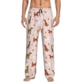 thumbnail image 1 of Balery Star Cute Dog Pantalones de pijama para hombre, pijama ultraligero, pantalón de descanso-Small, 1 of 6