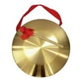thumbnail image 1 of maskred Instrument de Gong Portable en Métal pour Danse Célébration Spectacles Or 32cm, 1 of 6
