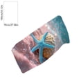 thumbnail image 3 of Amzcrzy Polyester Ocean Elements Beach Towel Oceans-Themed Beach Towel Starfishs Seashells and Sea Turtle Fast-Drying Absorbent Bath Towel Microfiber Beach Towel Non-Functional Blankets, 3 of 6