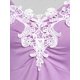 thumbnail image 4 of Camiseta Talla Extra Panel Encaje Fruncido Rosegal Camisetas tallas grandes, 4 of 5