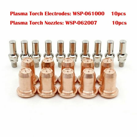 Plasma Electrode Tips 0.9mm 30A-40A For FORNEY 700P with IPT40 Torch 20pcs