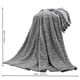 thumbnail image 3 of Manta para sofá de 80 x 100 cm, súper suave, cálida y lisa, de forro polar, ideal para sofá, ropa de cama, manta de baño de franela., 3 of 5