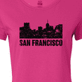 thumbnail image 4 of Inktastic San Francisco Skyline with Grunge Women's T-Shirt, 4 of 5