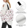 thumbnail image 2 of Yiaed Rose Flowers Print Handbag for Women Tote Purse Shoulder Bag Large Fashion Hobo Purse Handbag Shopping Tote, 2 of 5
