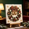 thumbnail image 3 of Vostella Christmas Pearl Diamond Painting DIY Art Kit , Complete 5D Christmas Pearl Bead Art Craft forHome Wall Table Display, Festive Diamond Painting Kit for Holiday Party Decoration Gift, 3 of 6