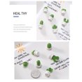 thumbnail image 1 of 6pcs Cactus Plant Refrigerator Message Sticker Home Decoration Pplastic sticker Cactus Blackboard Tool, White, 1 of 7