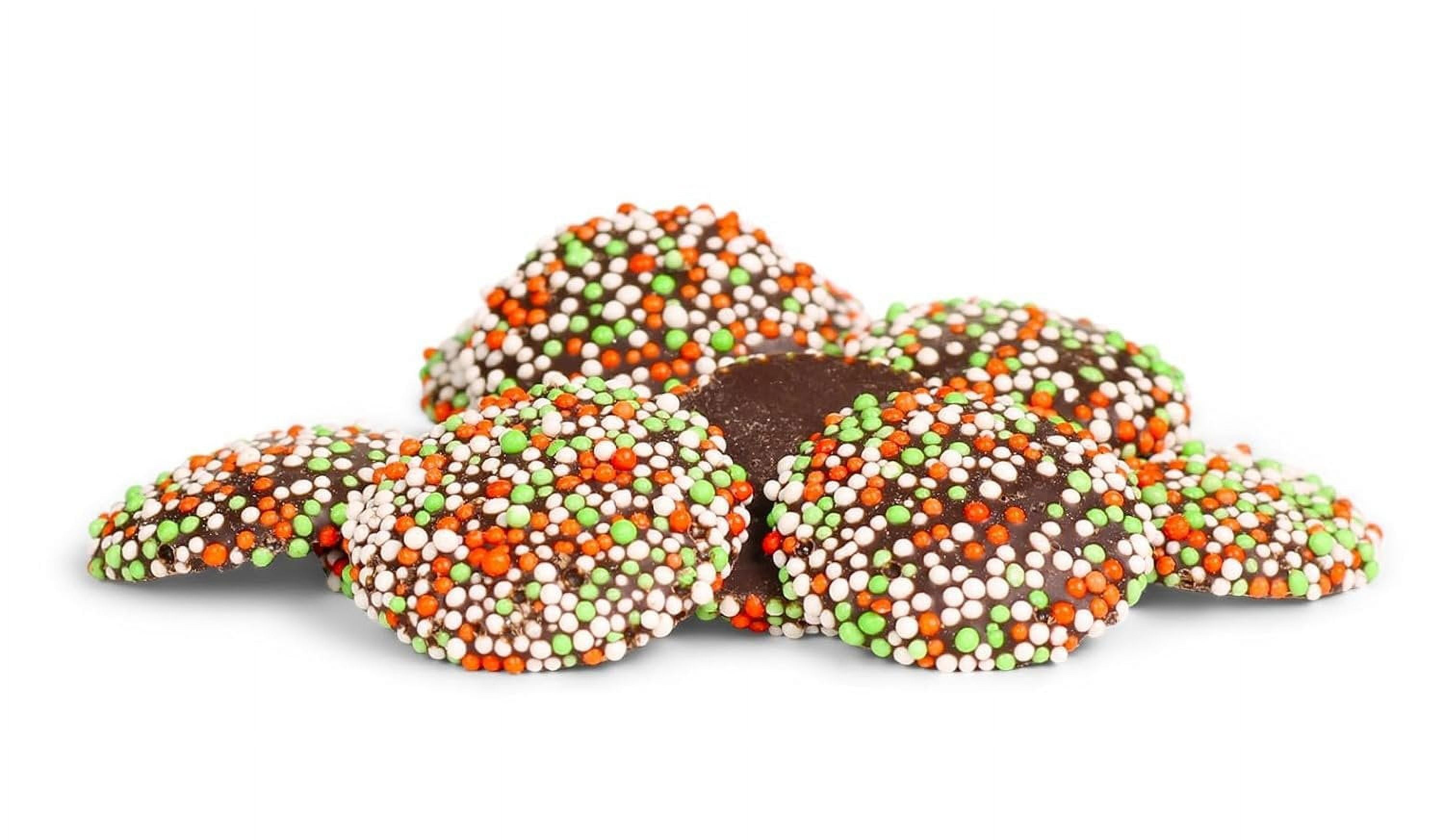 Christmas Dark Chocolate Nonpareils Candy by Its Delish, 5 Lbs Bulk Bag