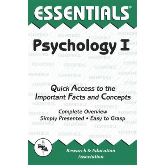 Pre-Owned Psychology I Essentials: Volume 1 (Paperback) 0878919309 9780878919307