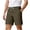 Army Green shorts for men summer, variant on hlysgo Mens Chino Shorts Drawstring Elastic Waist Solid Color Casual Golf Shorts with Pockets Summer Beach Vacation Travel Shorts Army Green,L
