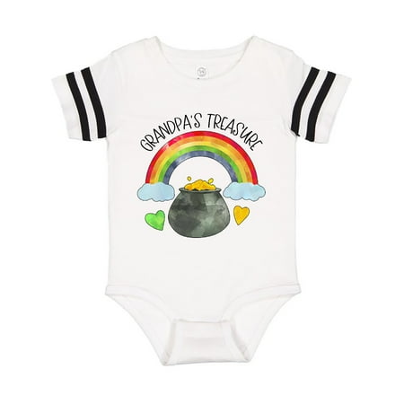 

Inktastic Grandpa s Treasure St. Patrick s Day Rainbow and Gold Gift Baby Boy or Baby Girl Bodysuit
