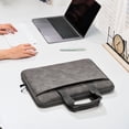 thumbnail image 3 of Waterproof Laptop Bag 13 14 Inch for Women Men Unisex Slim Protective and Durable Design Ideal for School College Office/Business Travel, 3 of 5