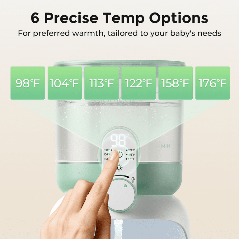 Momcozy Instant Baby Bottle Warmer, Water Warmer for Making Baby Formula, Instantly Dispense Warm Water Dual Lights for Night Feeding, Breastfeeding Essentials
