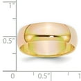 thumbnail image 3 of 14K Gold Round Wedding Band Sz 9 7mm, 3 of 4