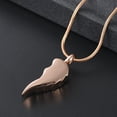 thumbnail image 2 of Customize Angel Wing Cremation Jewelry for Ashes Pendent for Ashes and Chain Memory Necklace, 2 of 4