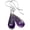 Purple, variant on 14k Gold Filled Cubic Zirconia Earrings Faceted Rounded Briolette Long Champagne Simulated Diamond Teardrops In Cz Dangles Designed for Adult Women