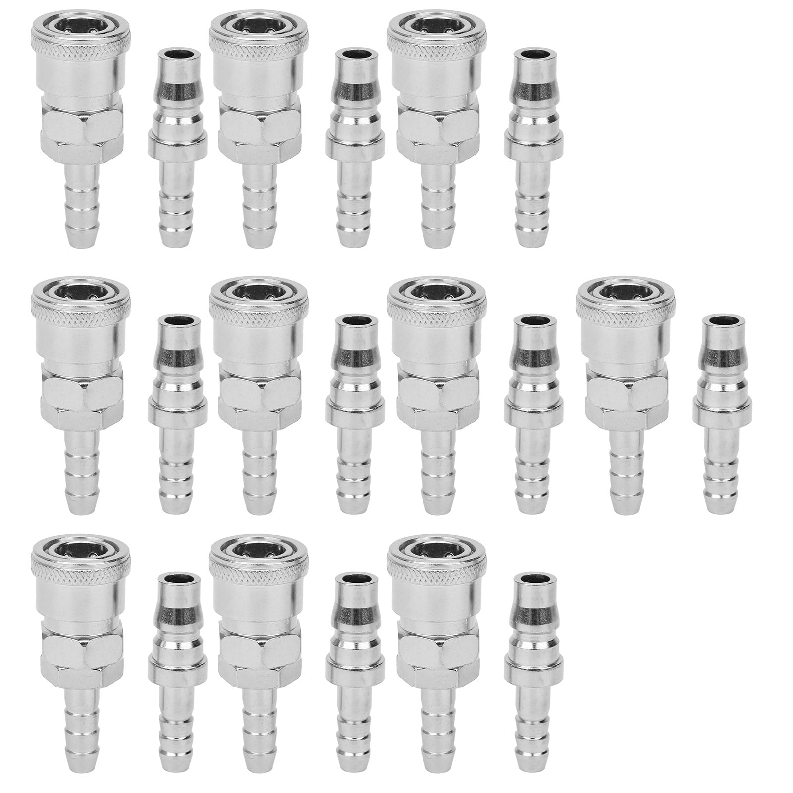 ESTINK Air Line Compressor Connector,10 Sets Quick Connect Air Fitting