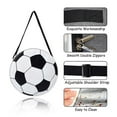thumbnail image 5 of Football Lunch Bag with Strap, Reusable Round Thermal Bags for School Picnic Camping Outdoor-, 5 of 5