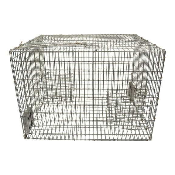 Bandito TPK-05 1-Door Galvanized Mesh Holes Pinfish Fishing Bait Trap