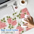 thumbnail image 4 of Long Mouse Pads for Desk,Pioneer Flower Floral Print Pattern Desk Mats on Top Of Desks, Desk Mouse Pad Extra Large with 3mm Non-Slip Base and Stitched Edge for Gaming,Office,Work,Home 31.5"x11.8", 4 of 6