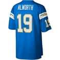 thumbnail image 3 of Men's Mitchell & Ness Lance Alworth Powder Blue Los Angeles Chargers Legacy Replica Jersey, 3 of 3