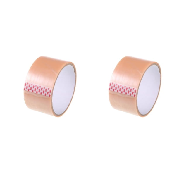 Naiovety Resplandor en la oscuridad Cinta de bola adhesiva DIY Alivio del estrés Cintas luminosas Juguete Niños Adultos Suministros para 4.8 CM/naranja 2piezas