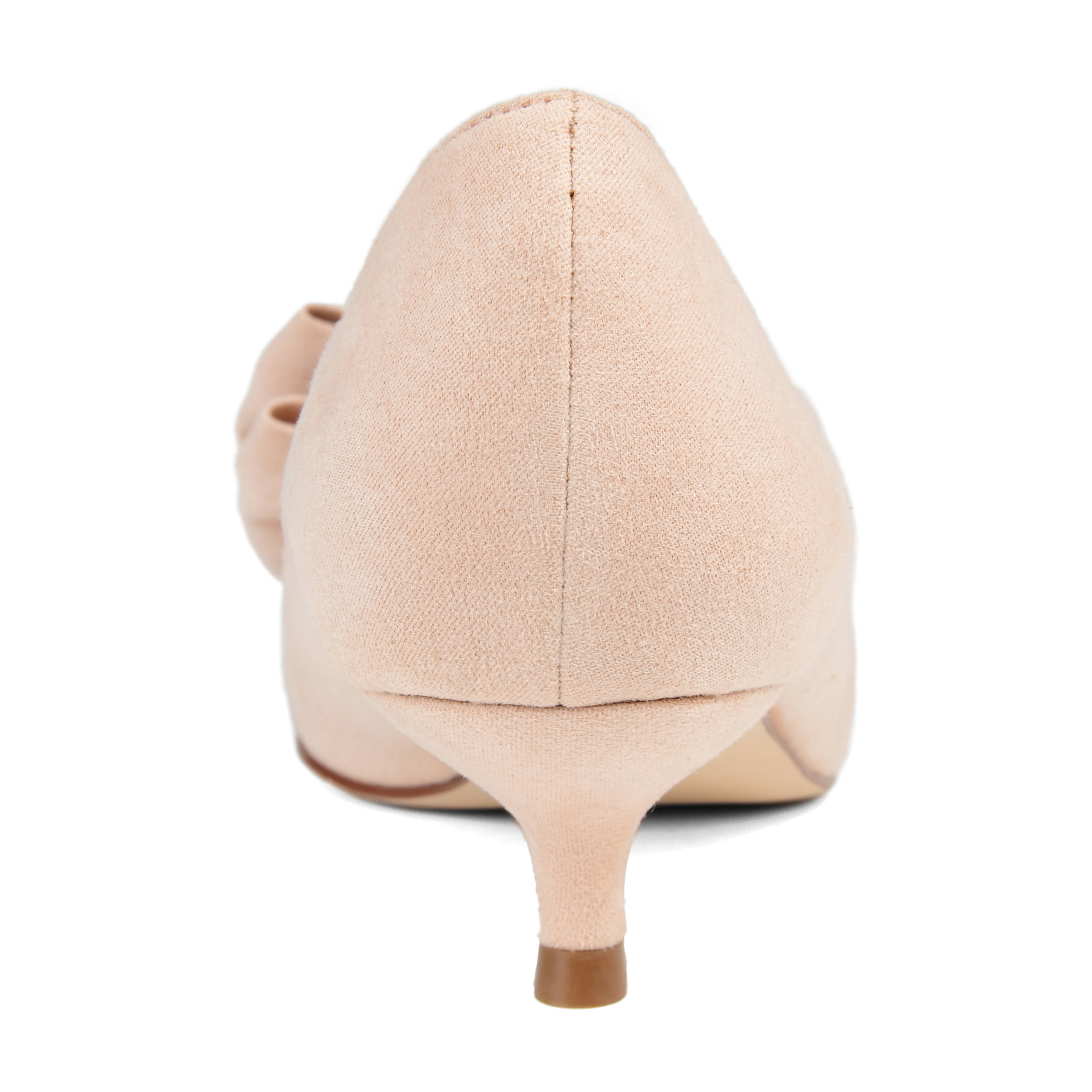 Journee Womens Orana Pointed Toe Kitten Heel Pumps, Widths Available