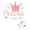 Pink, variant on CCOCC Princess Room Decor,Princess Crown Theme Pink Wall Decor,Fairy Tale Design Decor for Bedroom,Pink