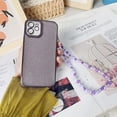 thumbnail image 2 of Compatible with iPhone 11 Case with Phone Charm/Chain Strap,Glitter Bling Cute Phone Case for iPhone 11 Design for Women Girl Shockproof TPU 6.1''-Purple, 2 of 13