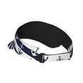 thumbnail image 3 of Easygdp Anchors Stretchy Visor - Unisex Visor Hat for Men and Women, UPF 50 Sun Protection Visor, Ultra-Light, 3 of 8