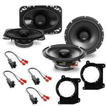 NVX Factory Speaker Upgrade Package 6.5" & 4x6"Coaxial Speakers for Select 1994-2001 Chevrolet S10