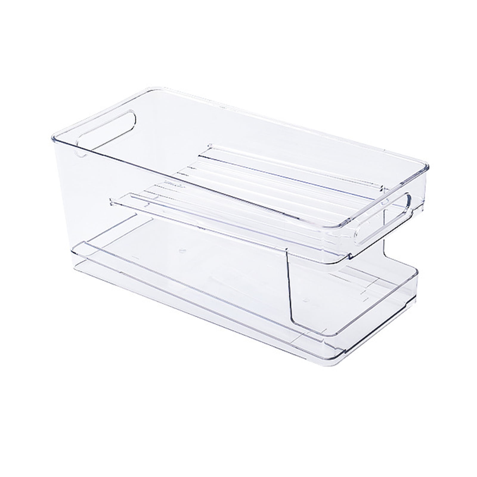 Pantry Organization and Storage 2Layer Beverage Holder for Fridge