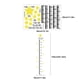 thumbnail image 4 of Adhesivo de pared Cateissary para medir la altura decoraciones para el hogar, 4 of 6