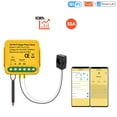 thumbnail image 1 of Tuya WiFi Smart Home Energy Monitor 2.4GHZ Smart Energy Meter Single Phase Consumption Monitor 80A Solar Current Transformer Clamp Power Consumption Monitor Electricity Statistics 100-240V AC 50/60Hz, 1 of 8