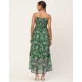 thumbnail image 4 of Moomaya Printed Smocked Dress, Sleeveless Adjustable Strap Maxi Dress, 4 of 9