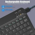 thumbnail image 4 of Bluetooth Wireless Keyboard Mini Keyboard For Laptop Tablet Phone Ipad Xiaomi Rechargeable Gaming Keyboard Android iOS Windows, 4 of 9