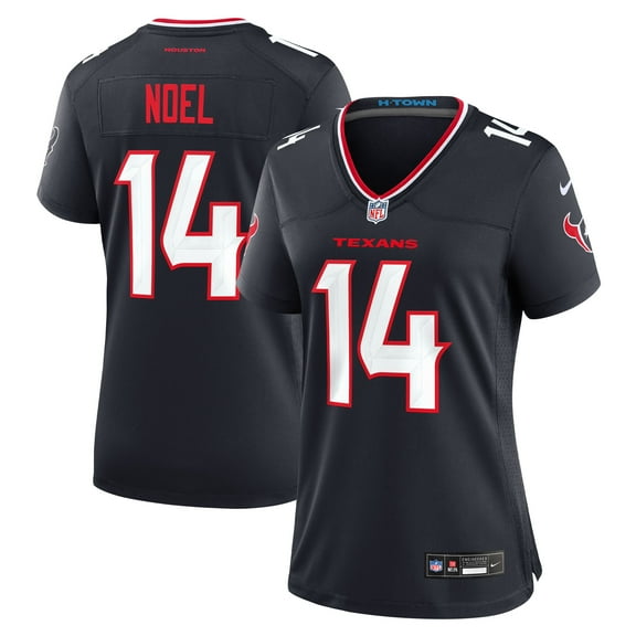 Women's Nike Jaylin Noel Navy Houston Texans Team Game Jersey