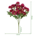thumbnail image 4 of Outdoor Flowers Artificial for Porch, Fuchsia Faux Blooms, Uv Protection, Artificial Flowers for Decoration, Outdoor Patio Decor, 1 Pc Bundle, 4 of 7