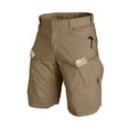 thumbnail image 2 of Domuza Men's Waterproof Cargo Shorts Outdoor Lightweight Breathable Hiking Fishing Cargo Shorts with Multi Pockets Brown S, 2 of 4