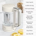 thumbnail image 3 of Martha Stewart 7 Cup Electric Kettle with Tea Infuser, Linen Cream, 3 of 6