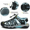thumbnail image 2 of Rumpra Women's Sport Hiking Sandals Closed Toe Summer Outdoor Athletic Walking Sandal Adventure Lightweight Comfortable Beach Sandals Water Shoes, 2 of 7