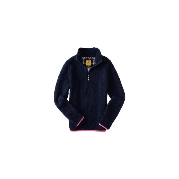 Chaqueta de forro polar Aeropostale para mujer color azul Talla mediana