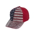 thumbnail image 1 of Chapeau à Bretelles Réglable à Thème Strass - Rouge, 1 of 2
