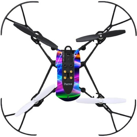 MightySkins PAMAM-Light Waves Skin for Parrot Mambo Drone Quadcopter Wrap Cover Sticker - Light Waves