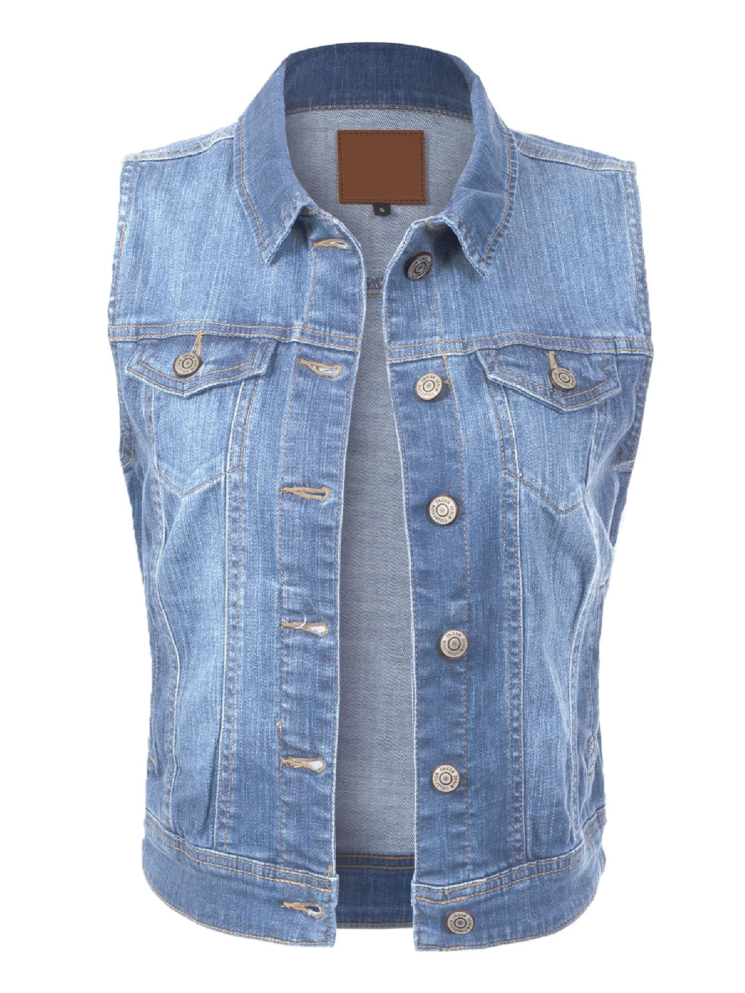 levi's sleeveless denim jacket