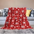 thumbnail image 5 of Christmas Throw Holiday Blanket-for Couch Or Sofa Christmas Soft Cozy Winter Throw Lightweight Blanket60 x80, 5 of 5