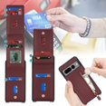 thumbnail image 3 of for Google Pixel 7 pro Case with Card Holder for Women,Pixel 7 pro Phone Case Wallet with Strap Credit Card Slots Crossbody with Kickstand Zipper Case for Pixel7pro - Red Wine, 3 of 13