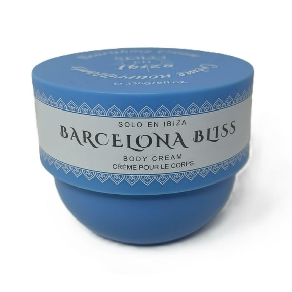 Solo en Ibiza Barcelona Bliss Nourishing Body Cream Multiple Fragrance Notes 8oz